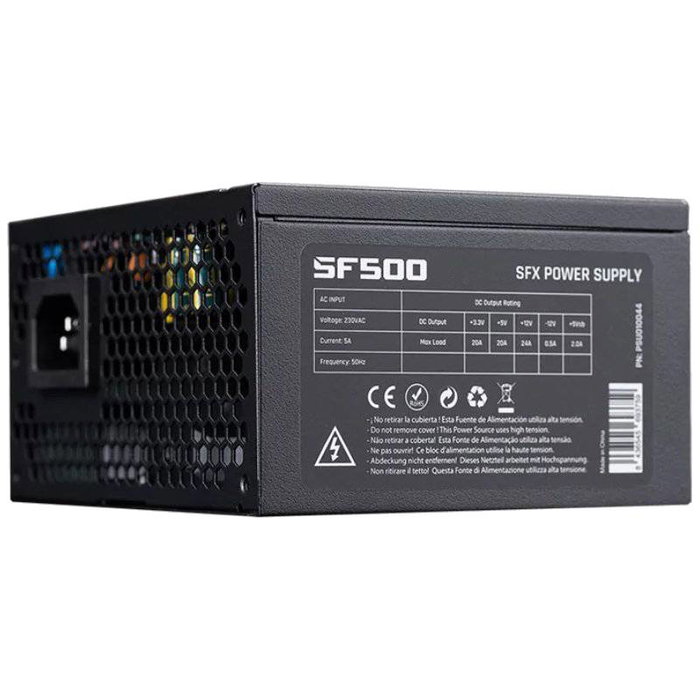 Hiditec SF500 Fuente de Alimentación 500 W SFX Negro